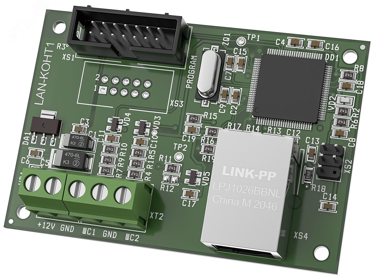 Изображение товара Модуль Ethernet Контакт LAN (шт)