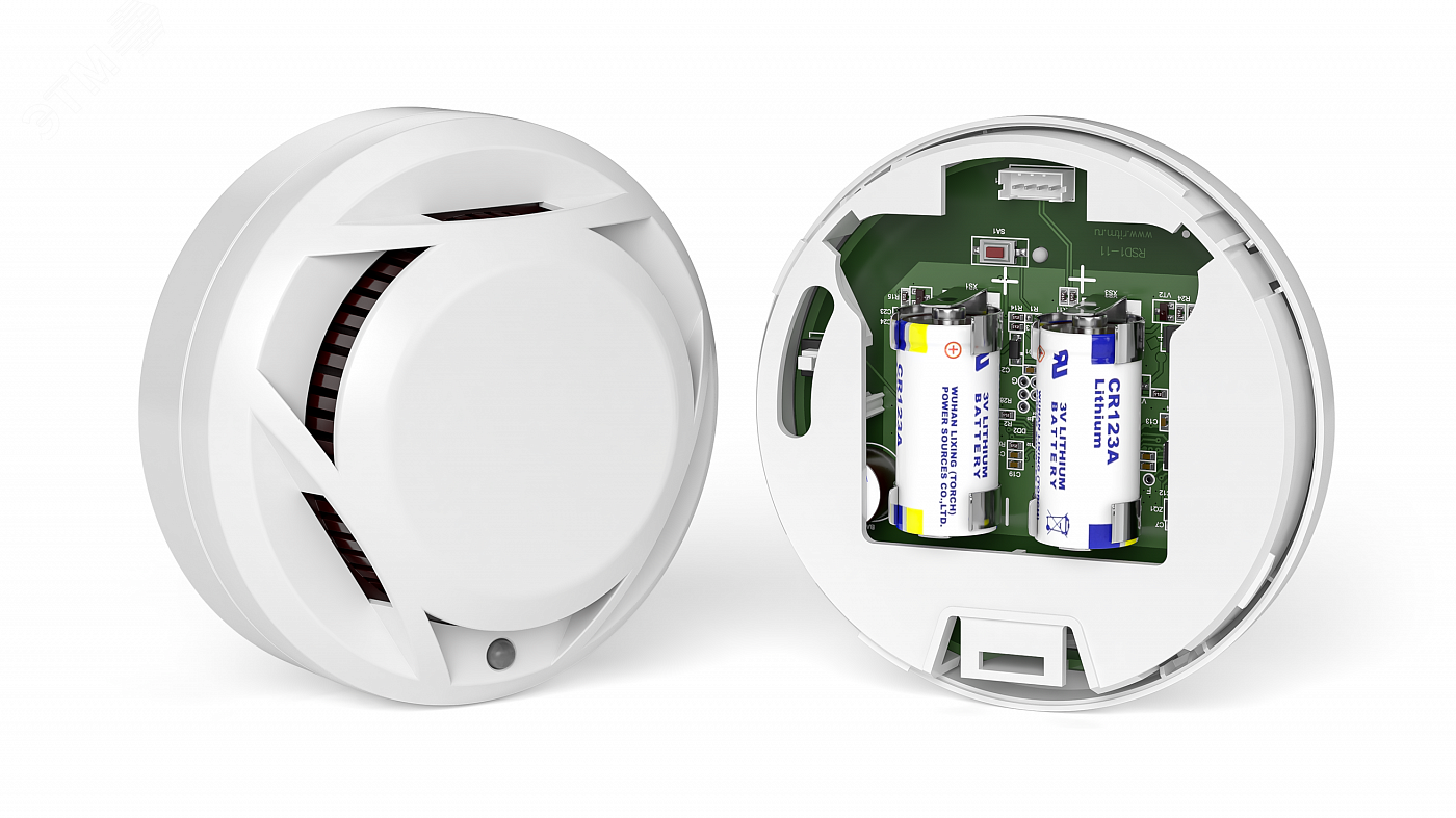 Изображение товара Извещатель пожарный дымовой оптико-электронный радиоканальный ИП-212-05 RSD1 (шт)