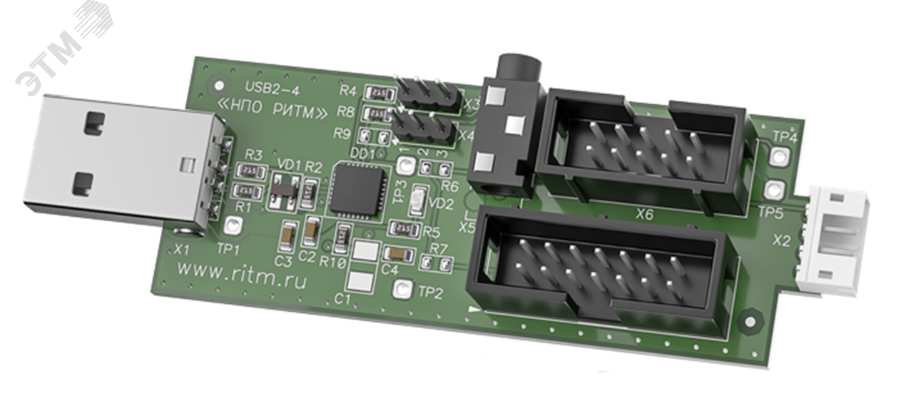 Изображение товара Кабель USB2 для связи с компьютером для настройки оборудования Ритм