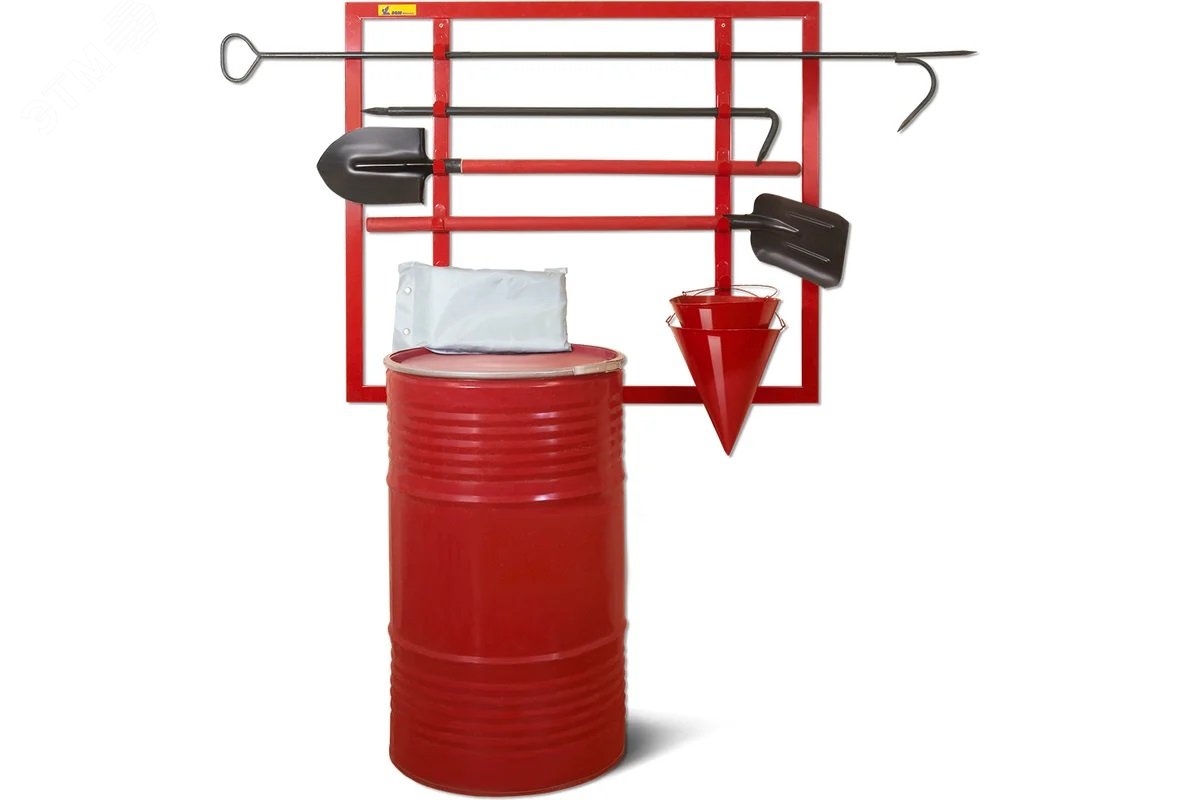 Изображение товара Пожарный щит ЩПО-К (ЩП-А) открытый ПРЕСТИЖ комплект для пожарной безопасности