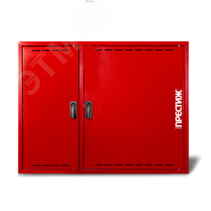 Шкаф пожарный навесной закрытый ПРЕСТИЖ 840х650х230 красный