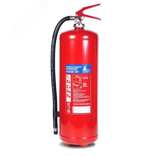 Изображение товара Огнетушитель порошковый ОП-10(з)-АВСЕ МИГ с усиленным латунным ЗПУ (накидная гайка) (шт)