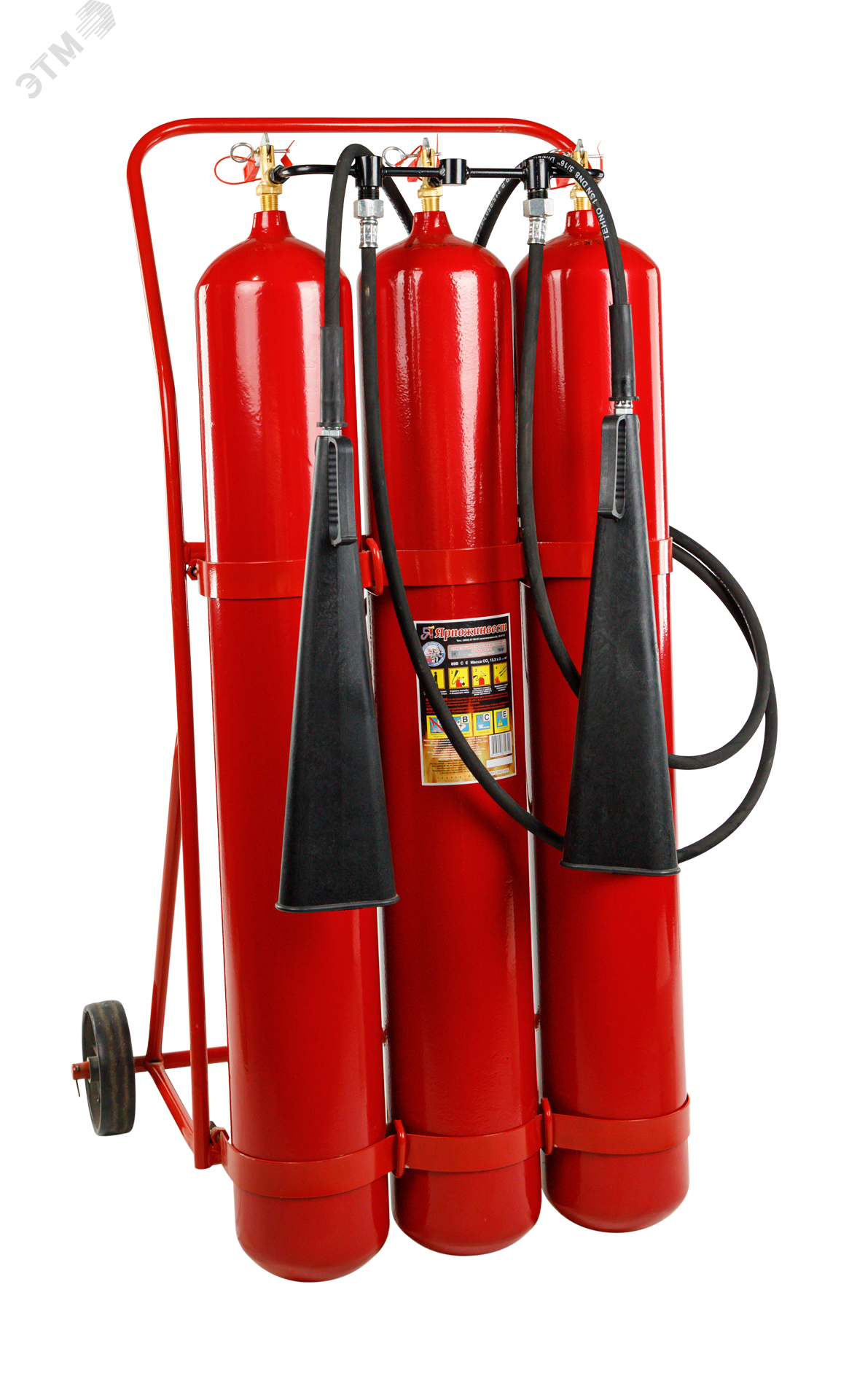 Изображение товара Огнетушитель углекислотный ОУ-40 для тушения пожаров