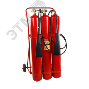 Изображение товара Огнетушитель углекислотный ОУ-40 ВСЕ-01 в сборе (сварная труба) (шт)