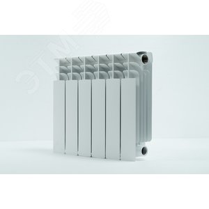 Радиатор биметаллический секционный 350/100/4 боковое подключение RRC350*100BM04 Русский Радиатор - 2