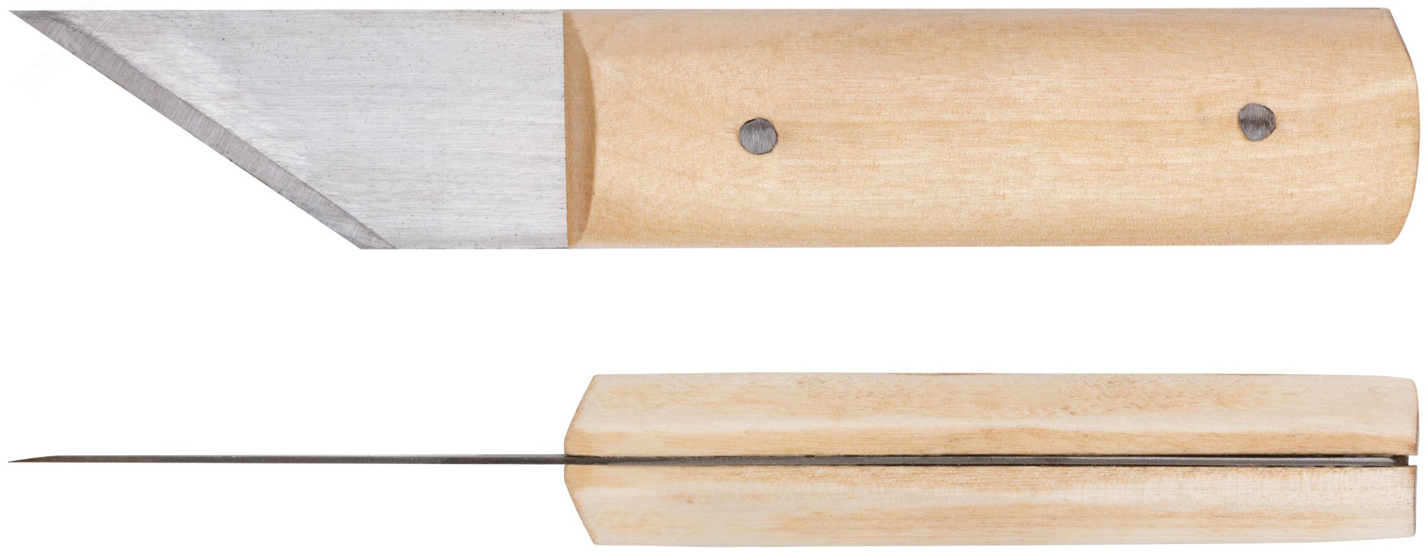 Нож сапожный, деревянная ручка 175 мм 10601 КУРС РОС - превью