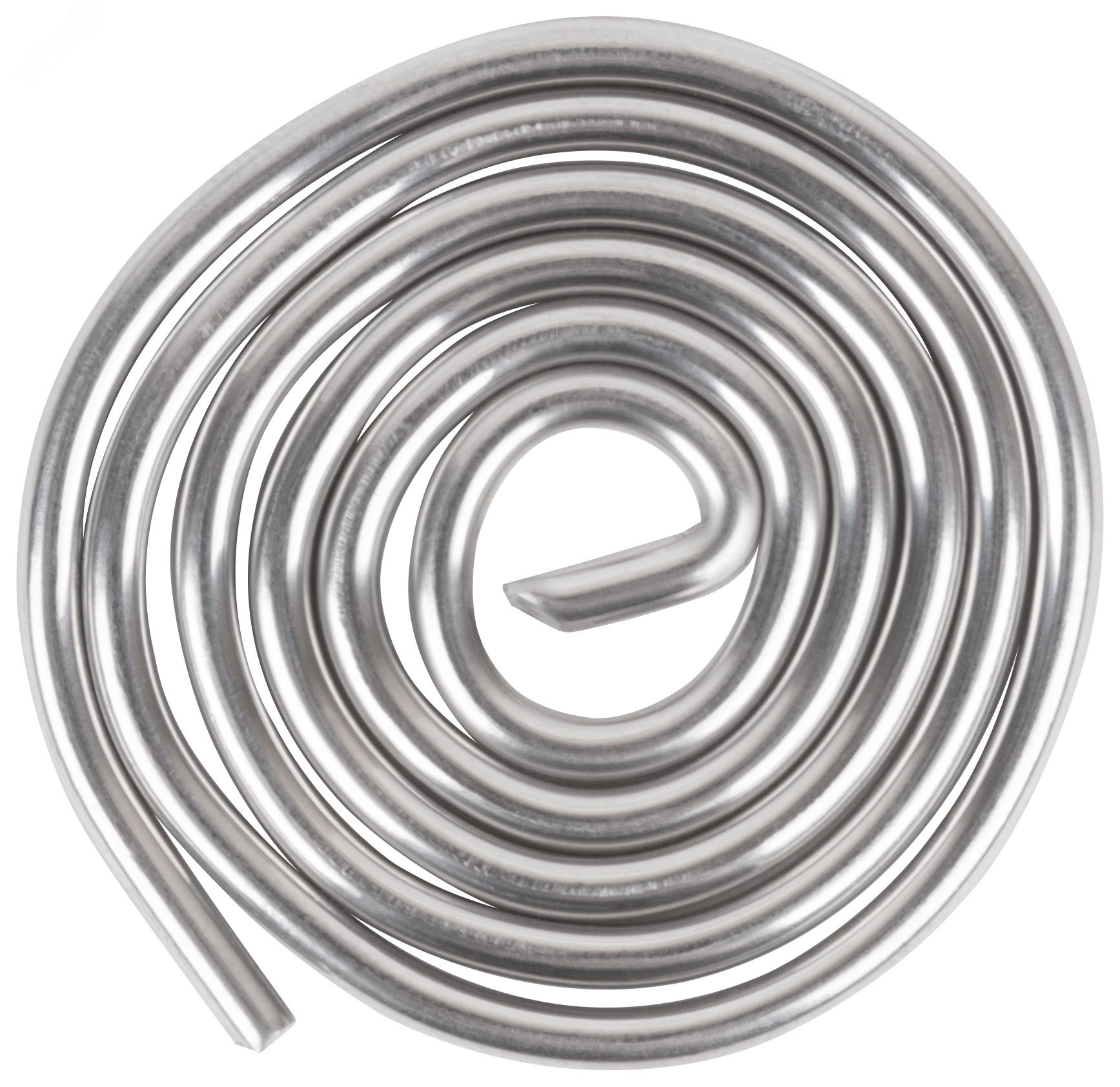 Изображение товара Припой ПОС 61 c канифолью, проволока диаметр 2 мм, ''улитка'', 10 гр. (шт)