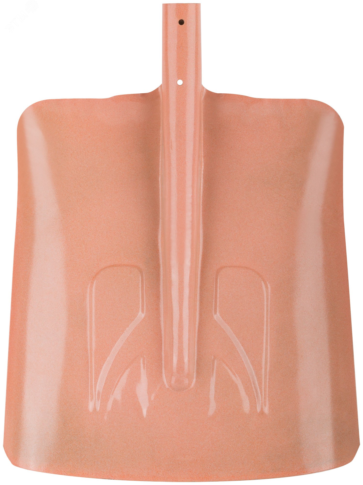 Изображение товара Лопата для уборки снега тротуарная стальная без черенка 340х385 мм (шт)