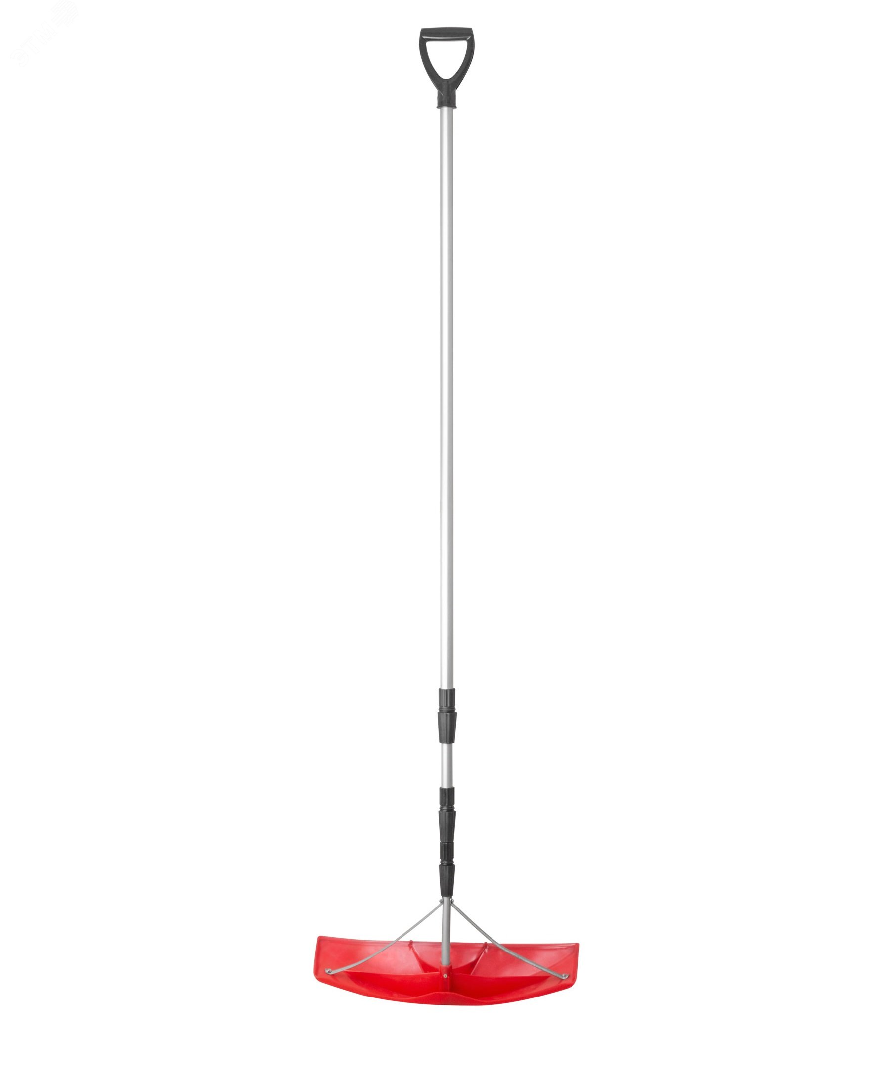 Изображение товара Скрепер для уборки снега на крышах, металлическая телескопическая ручка 620х150x(2000-6000) мм (шт)