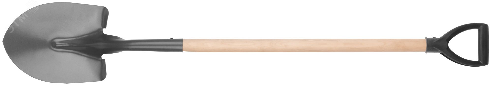 Изображение товара Лопата штыковая Американка с деревянным черенком и V-ручкой