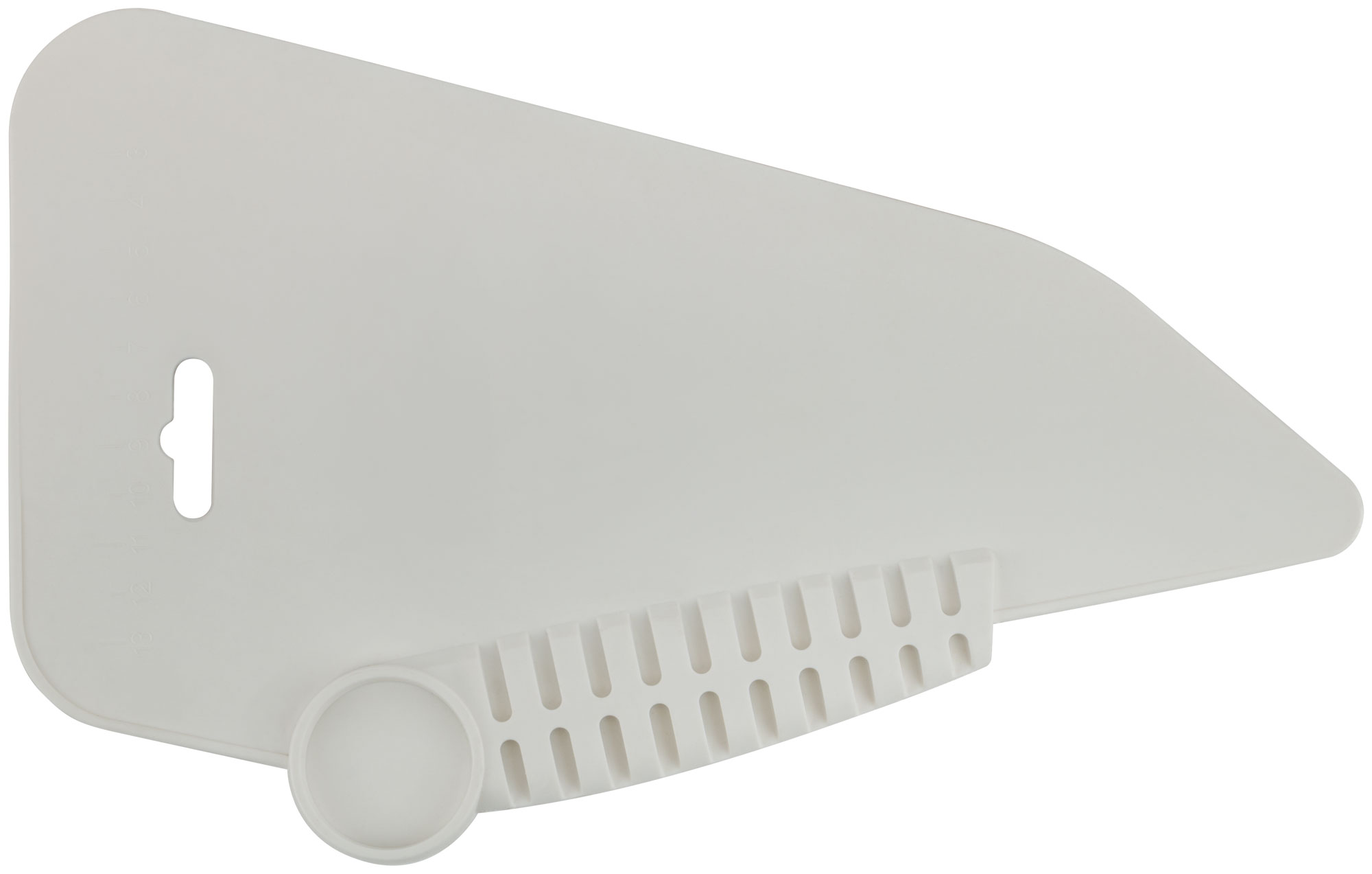 Шпатель прижимной, ''Стандарт'', для обоев, пластиковый, белый 280 мм