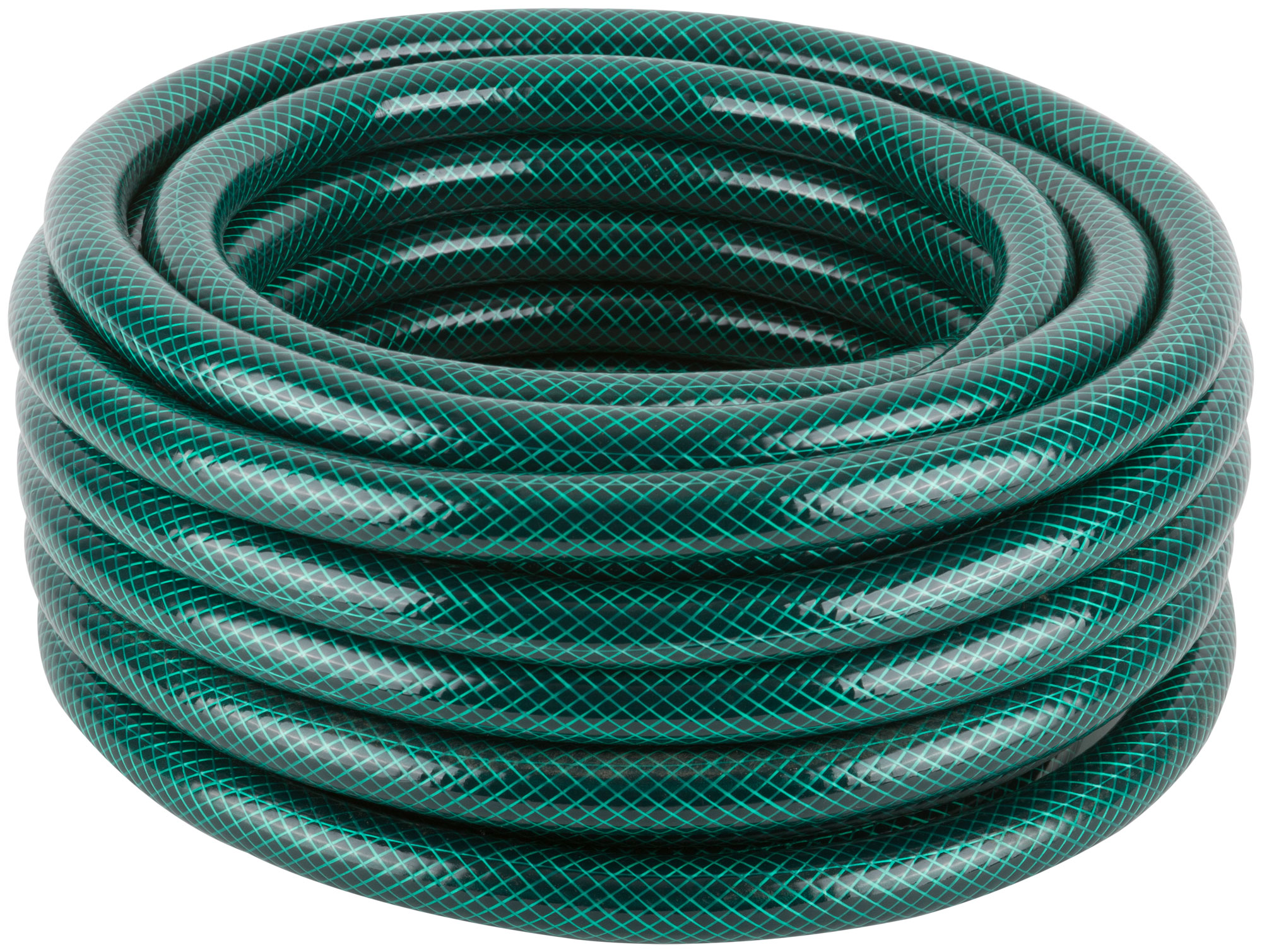 Шланг поливочный трехслойный армированный, зеленый 3/4''x1,5 ммx15 м