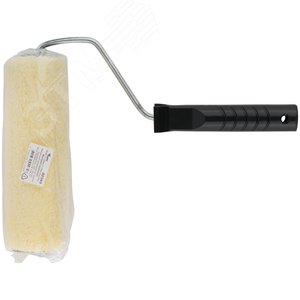 Валик полиакриловый желтый с ручкой 200 мм - фото 3