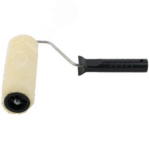 Валик полиакриловый желтый с ручкой 200 мм - фото 4