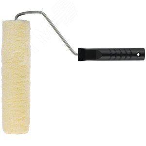 Валик полиакриловый желтый с ручкой 250 мм - фото 1
