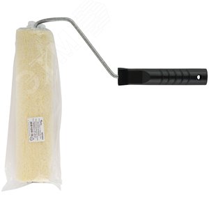 Валик полиакриловый желтый с ручкой 250 мм - фото 3