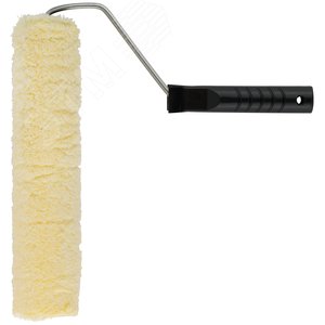 Валик полиакриловый желтый с ручкой 300 мм - фото 1