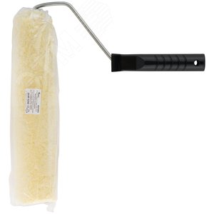 Валик полиакриловый желтый с ручкой 300 мм - фото 3