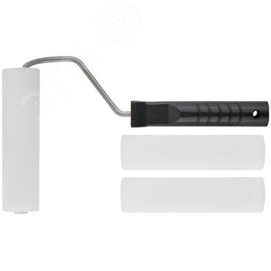 Валик поролоновый + 2 шубки 140 мм - фото 1