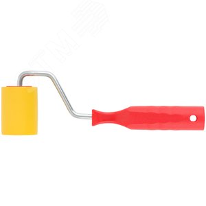 Валик прижимной резиновый, для обоев, желтый 50 мм - фото 1