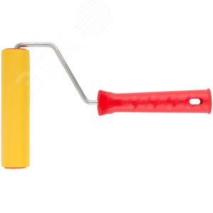 Валик прижимной резиновый, для обоев, желтый 150 мм - фото 1