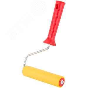 Валик прижимной резиновый, для обоев, желтый 150 мм - фото 2