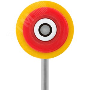 Валик прижимной резиновый, для обоев, желтый 150 мм - фото 5