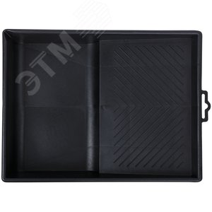 Ванночка для краски черная 330х250 мм - фото 3