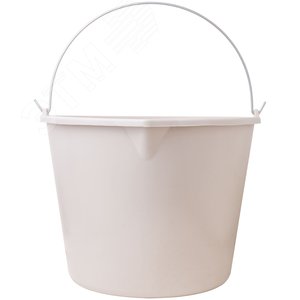 Ведро строительное пластиковое эластичное для перемешивания раствора с носиком 20 л - фото 3