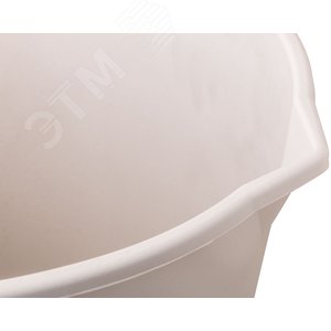 Ведро строительное пластиковое эластичное для перемешивания раствора с носиком 20 л - фото 5