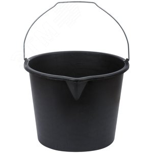 Изображение товара Ведро строительное пластиковое для перемешивания раствора с носиком 12 л (шт)