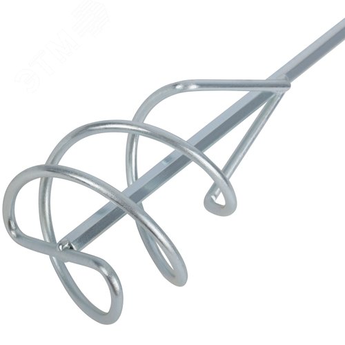 Миксер для строительных смесей оцинкованный, хвостовик SDS-PLUS 100х450 мм - фото 2