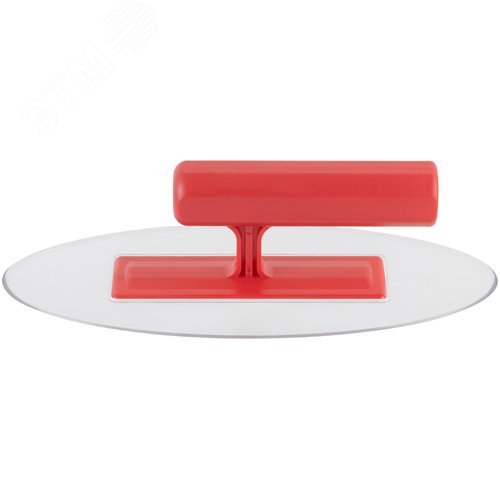 Гладилка пластиковая 220х90х3 мм, прозрачная овальная - фото 3