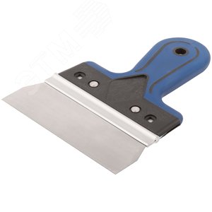 Шпатель фасадный Профи, нержавеющая сталь, прорезиненная ручка 150 мм - фото 2