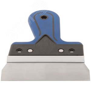 Шпатель фасадный Профи, нержавеющая сталь, прорезиненная ручка 150 мм - фото 3