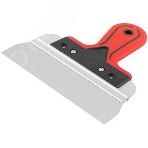 Шпатель фасадный Профи, нержавеющая сталь, прорезиненная ручка 200 мм - фото 2