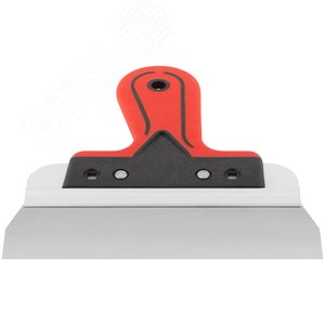 Шпатель фасадный Профи, нержавеющая сталь, прорезиненная ручка 200 мм - фото 4