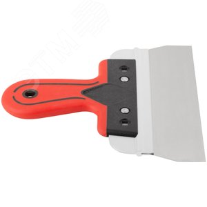 Шпатель фасадный Профи, нержавеющая сталь, прорезиненная ручка 200 мм - фото 5