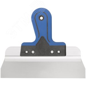 Шпатель фасадный Профи, нержавеющая сталь, прорезиненная ручка 250 мм - фото 1