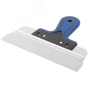 Шпатель фасадный Профи, нержавеющая сталь, прорезиненная ручка 250 мм - фото 2