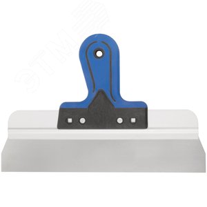 Шпатель фасадный Профи, нержавеющая сталь, прорезиненная ручка 300 мм - фото 1