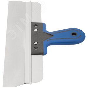 Шпатель фасадный Профи, нержавеющая сталь, прорезиненная ручка 350 мм - фото 5