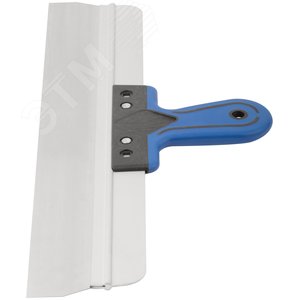 Шпатель фасадный Профи, нержавеющая сталь, прорезиненная ручка 450 мм - фото 4