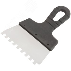 Шпатель фасадный нержавеющий зубчатый 150 мм / зуб 8 мм - фото 2