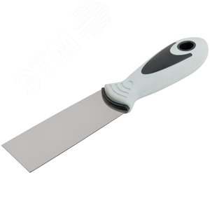 Шпатель, нерж.сталь, прорезиненная ручка 40 мм - фото 2