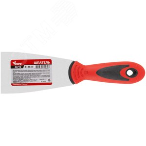 Шпатель, нерж.сталь, прорезиненная ручка 60 мм - фото 3