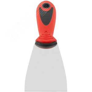 Шпатель, нерж.сталь, прорезиненная ручка 60 мм - фото 4