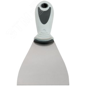 Шпатель, нерж.сталь, прорезиненная ручка 80 мм - фото 3