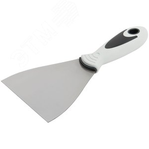 Шпатель, нерж.сталь, прорезиненная ручка 100 мм - фото 2