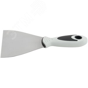 Шпатель, нерж.сталь, прорезиненная ручка 100 мм - фото 4